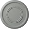 Ekena Millwork Federal Roped Large Ceiling Medallion (Canopies up to 7 3/4"), 17 3/8"OD x 1 1/8"P, Primed White CM17FE - alternate 1